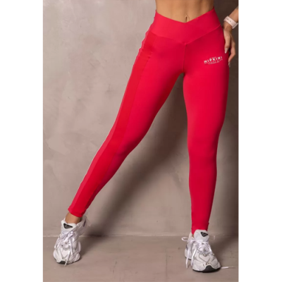 Stunning Magenta Side Stripe Leggings 2