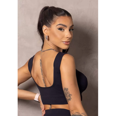 Stunning Seamless Black Top 2