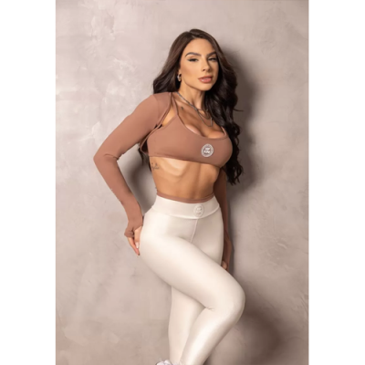 Stunning off white legging with rubber 2