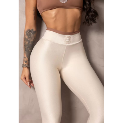 Stunning off white legging with rubber 4