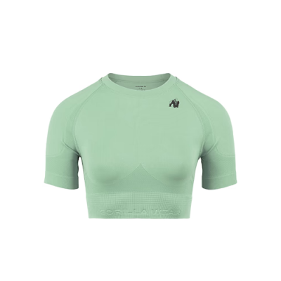 Whitney Seamless Crop Top - Green 6