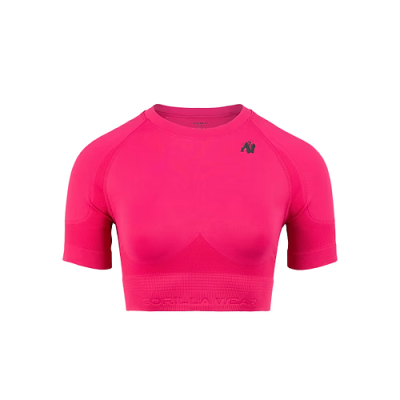Whitney Seamless Crop Top - Pink 6
