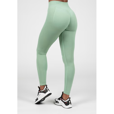 Whitney Seamless Leggings - Green 2