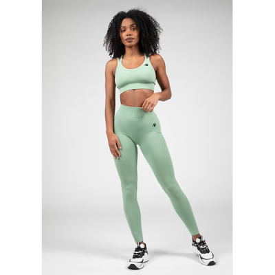 Whitney Seamless Leggings - Green 3