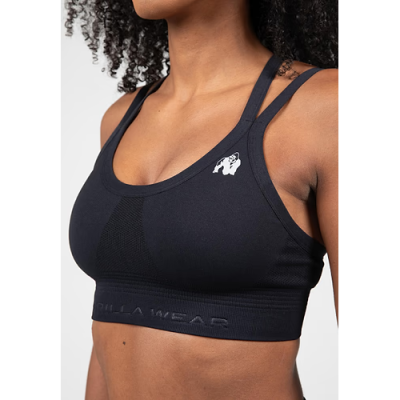 Whitney Seamless Sports Bra - Black 4