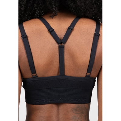 Whitney Seamless Sports Bra - Black 5