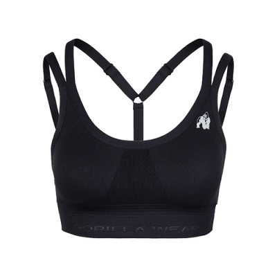 Whitney Seamless Sports Bra - Black 6