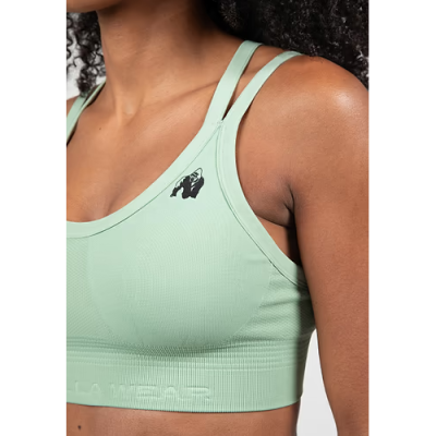Whitney Seamless Sports Bra - Green 4