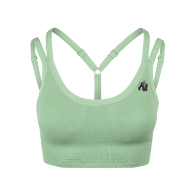 Whitney Seamless Sports Bra - Green 6