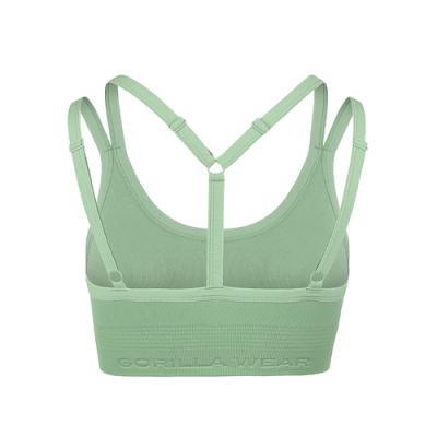 Whitney Seamless Sports Bra - Green 7