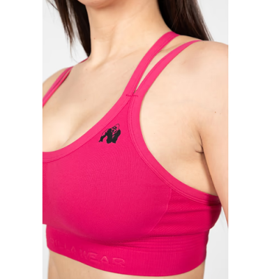 Whitney Seamless Sports Bra - Pink 4