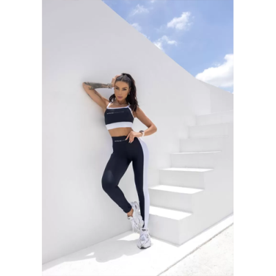 Summer Glow Black Leggings with Silk 11