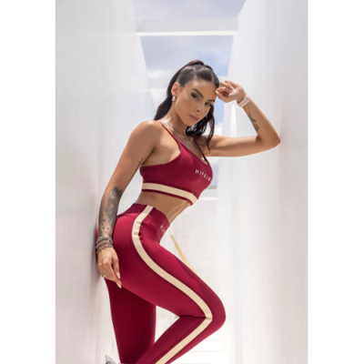 Summer Glow Merlot Wine Top with Cross Straps 10