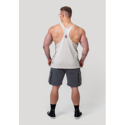 Washed Muscle Back Stringer GOLDEN AGE LIGHT GREY 4