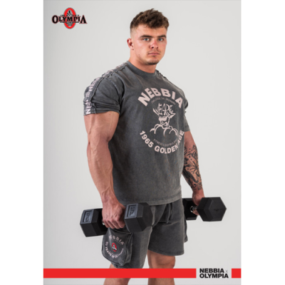 Washed Oversized T-Shirt GOLDEN AGE BLACK 1