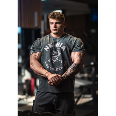 Washed Oversized T-Shirt GOLDEN AGE BLACK 2