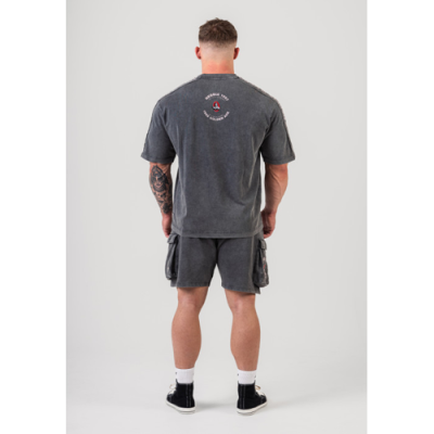 Washed Oversized T-Shirt GOLDEN AGE BLACK 5