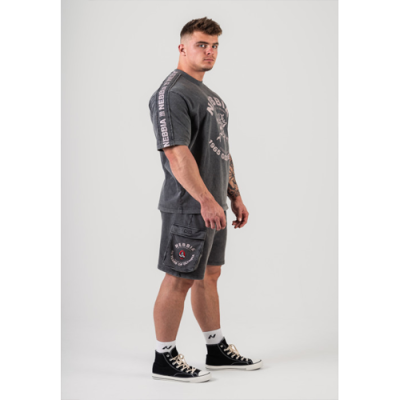 Washed Oversized T-Shirt GOLDEN AGE BLACK 8