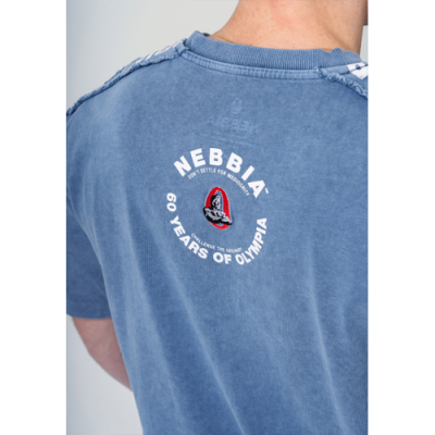 Washed Oversized T-Shirt GOLDEN AGE BLUE 6