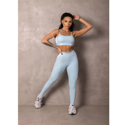 Baby Blue Summertime Top with Cutouts 8