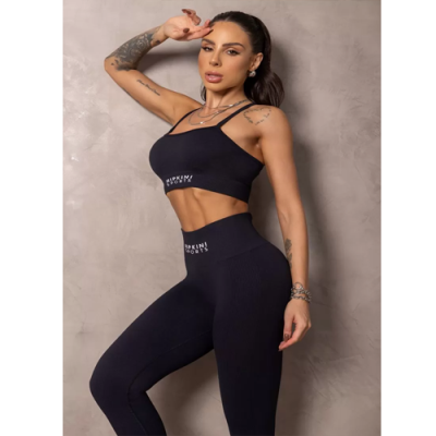 Black Summertime Seamless Legging 2