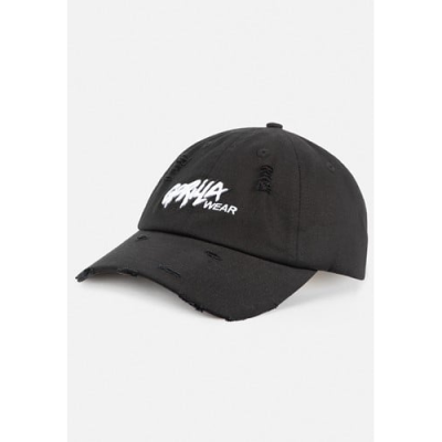 Galway Distressed Cap - Black 1