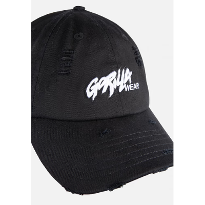 Galway Distressed Cap - Black 4