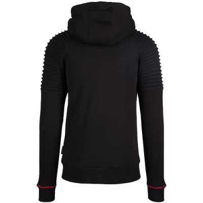 Georgia Zipped Hoodie - Black 7