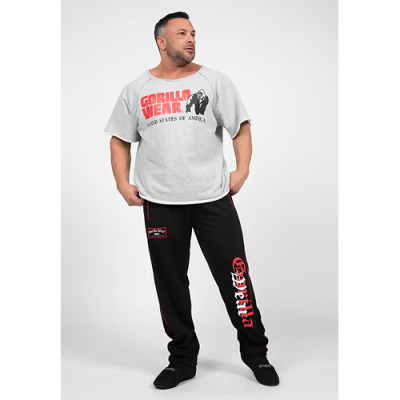 Marlow Mesh Pants - Black Red 3