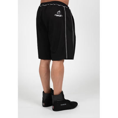 Marlow Mesh Shorts - Black Gray 2