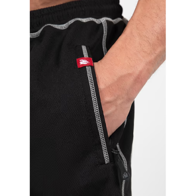 Marlow Mesh Shorts - Black Gray 5