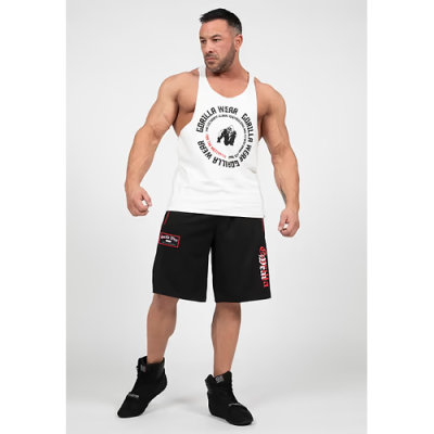 Marlow Mesh Shorts - Black Red 3