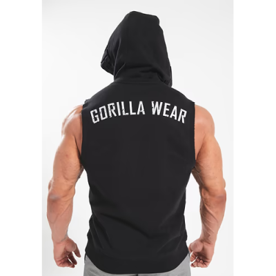 Marshall Sleeveless Hoodie - Black 2 Marshall Sleeveless Hoodie - Black 2