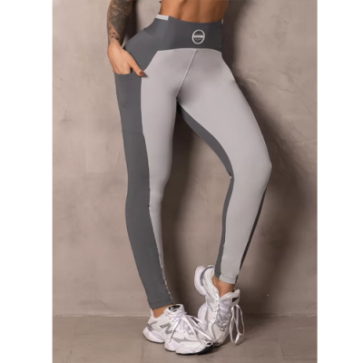 Summertime Grey Leggings with Cutouts 3