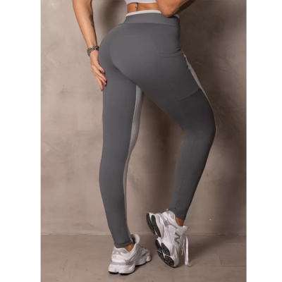 Summertime Grey Leggings with Cutouts 4
