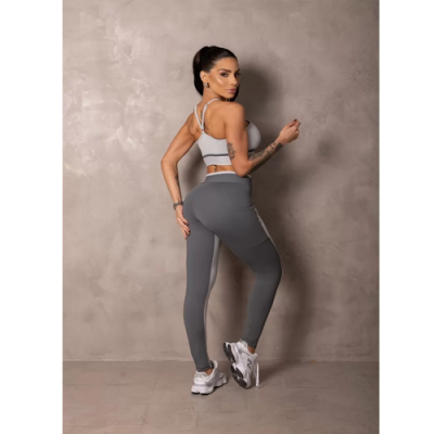 Summertime Grey Leggings with Cutouts 9