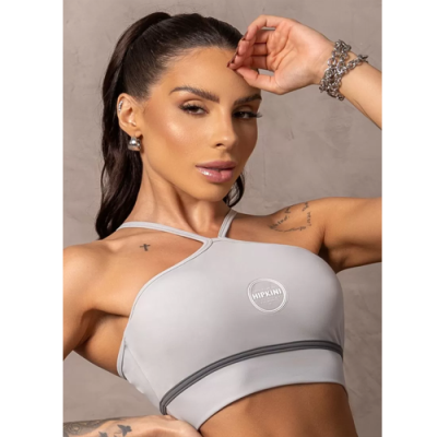 Summertime Grey Trapeze Top 1