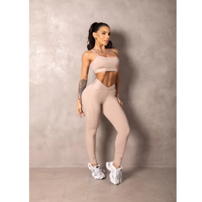Summertime Nude Wrap-Around Legging 5