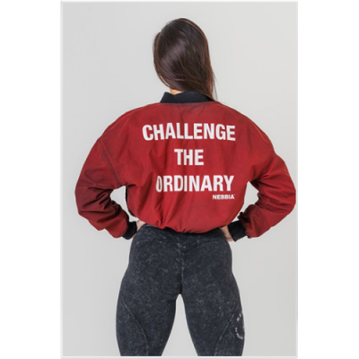 Washed Bomber Jacket with Contrast Lining LEGEND 784 3