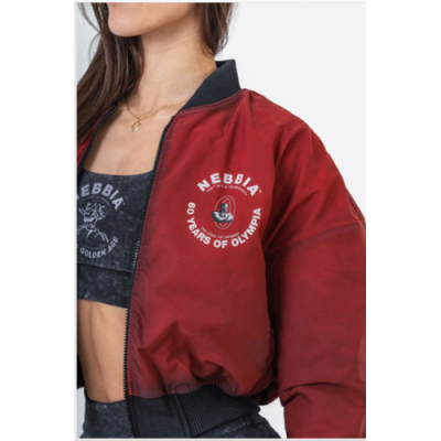 Washed Bomber Jacket with Contrast Lining LEGEND 784 4