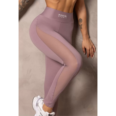 Sunrise Old Rose leggings with tulle 1