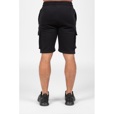 Hudson Cargo Sweat Shorts - Black 2