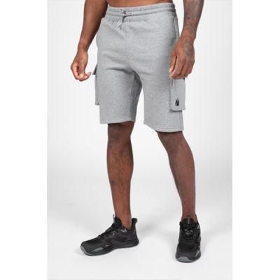 Hudson Cargo Sweat Shorts - Gray Melange 1