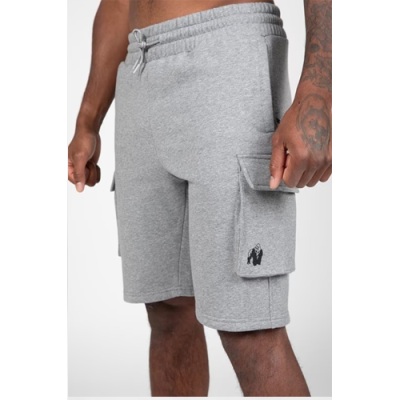 Hudson Cargo Sweat Shorts - Gray Melange 4