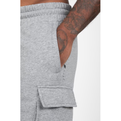 Hudson Cargo Sweat Shorts - Gray Melange 5