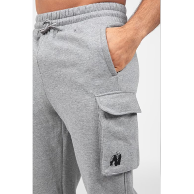 Hudson Cargo Sweatpants - Gray Melange 4