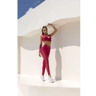 Legging Runner Marsala with Silk 5