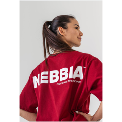 Oversized T-Shirt GYM ESSENTIALS dark red 2