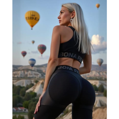 Bona Cycling Extra Sex-Push Up LYC Black 1