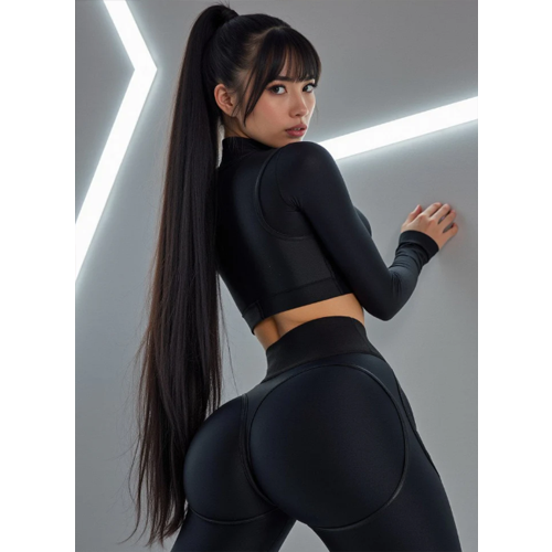 Leggings Extra Sex Corsage LYC Black 2 Leggings Extra Sex Corsage LYC Black 2